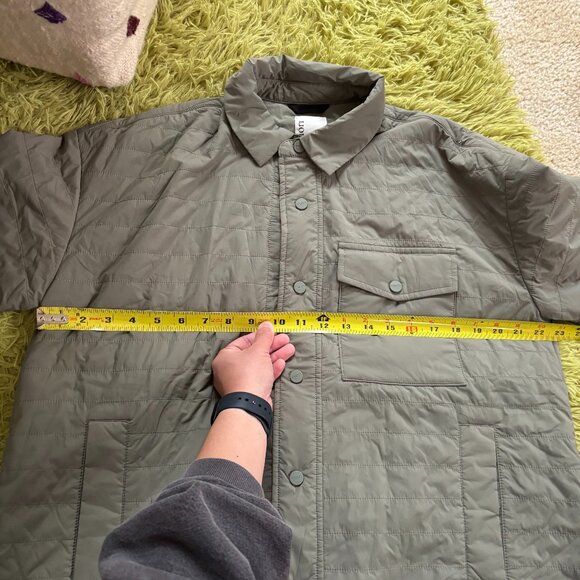 EUC Vuori Quilted Shirted Jacket - Green, Size XS/S - Picture 13 of 13